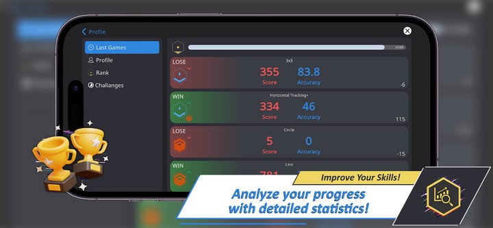 Aim Trainer Mobile : Practice! screenshot image 4_Androidswiki.net