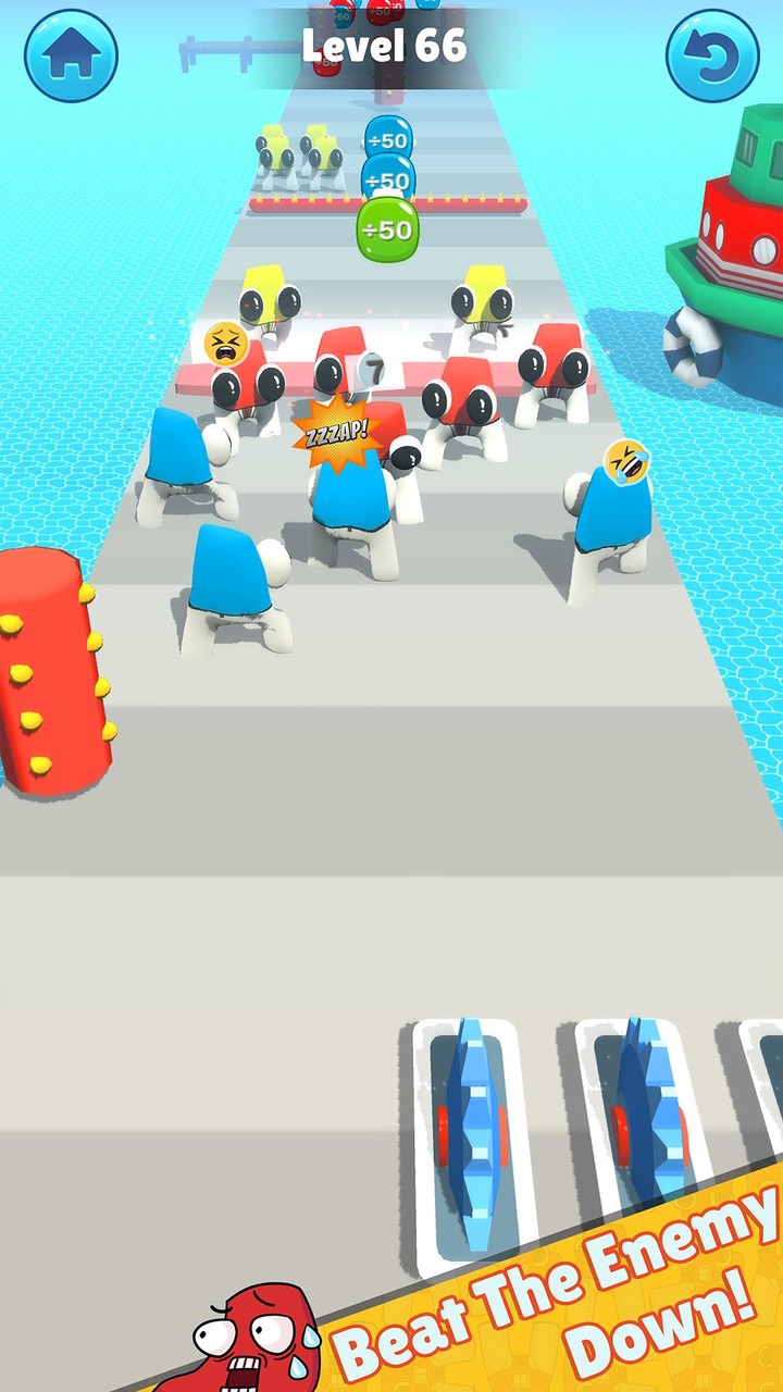 Merge Alphabet Lore Run 3D screenshot image 3_Androidswiki.net