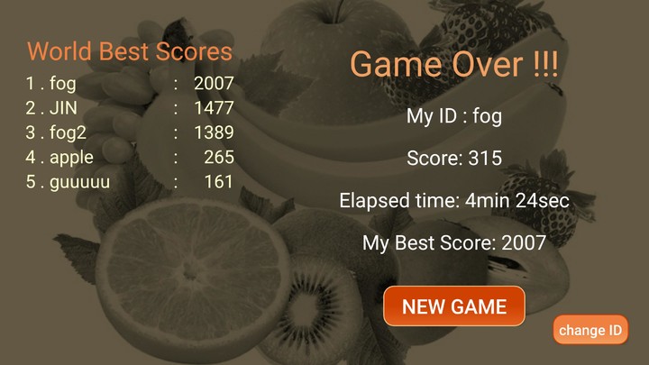 Fruits Pop Pop(Fruits Puzzle) screenshot image 3_Androidswiki.net