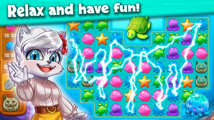 Cat Stories: Match 3 Puzzles screenshot image 4_Androidswiki.net