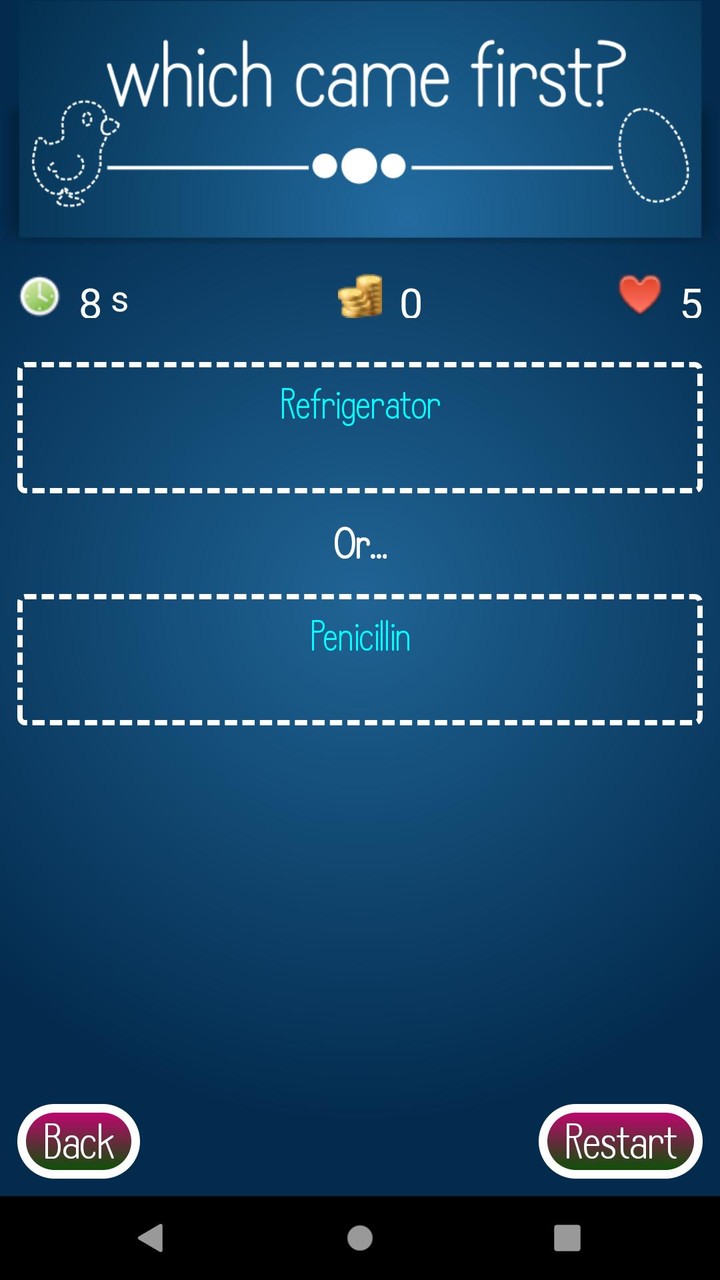 Trivia - Which Came First? screenshot image 3_Androidswiki.net