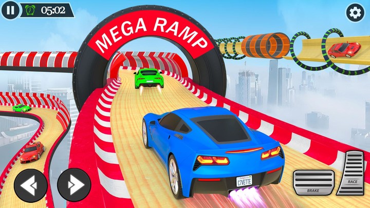 Mega Ramps Stunt Car Games 3D screenshot image 2_Androidswiki.net