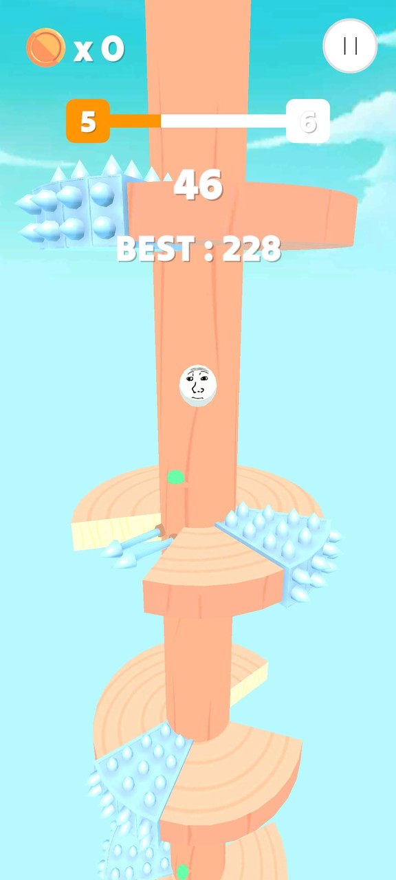 Sanic Ball : Helix Jump screenshot image 4_Androidswiki.net