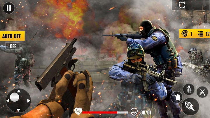 Combat Gun Shooting Games screenshot image 4_Androidswiki.net