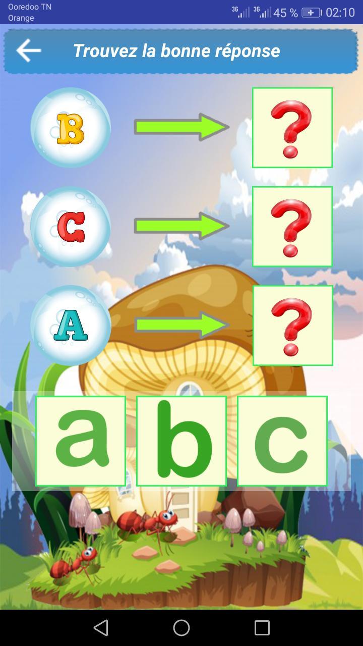 Alphabet français jeu éducatif screenshot image 3_Androidswiki.net