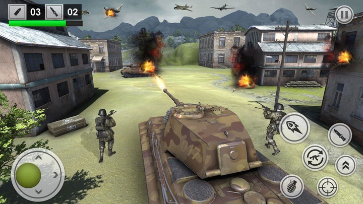 World War 2 fps shooting screenshot image 2_Androidswiki.net