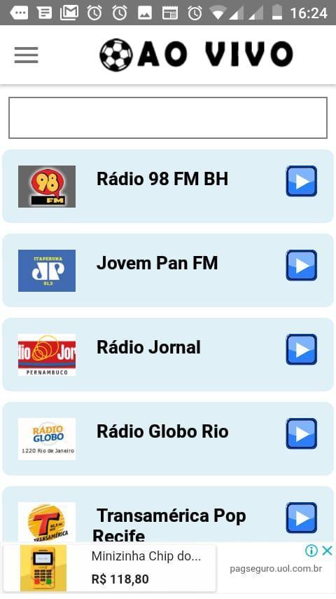 Futebol Ao Vivo screenshot image 4_Androidswiki.net
