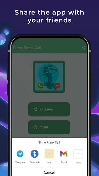 Slime Fake Call Simulator screenshot image 4_Androidswiki.net