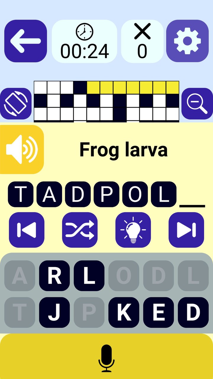Word Speaking Vocal Crossword screenshot image 3_Androidswiki.net