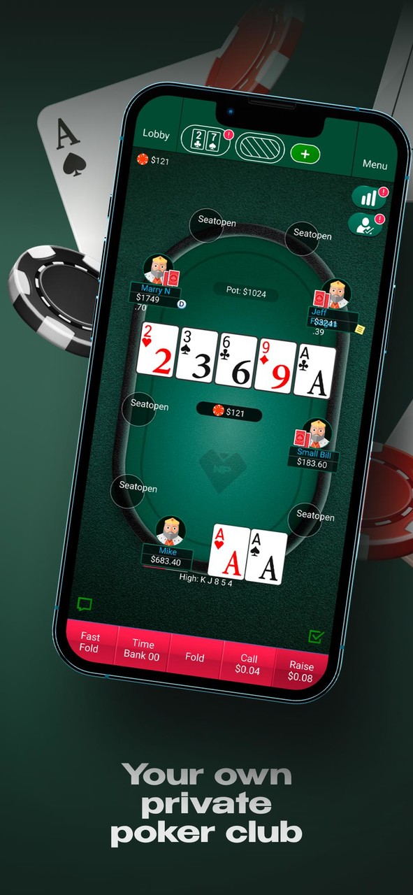 Nuts Poker Club screenshot image 1_Popularmodapk.com