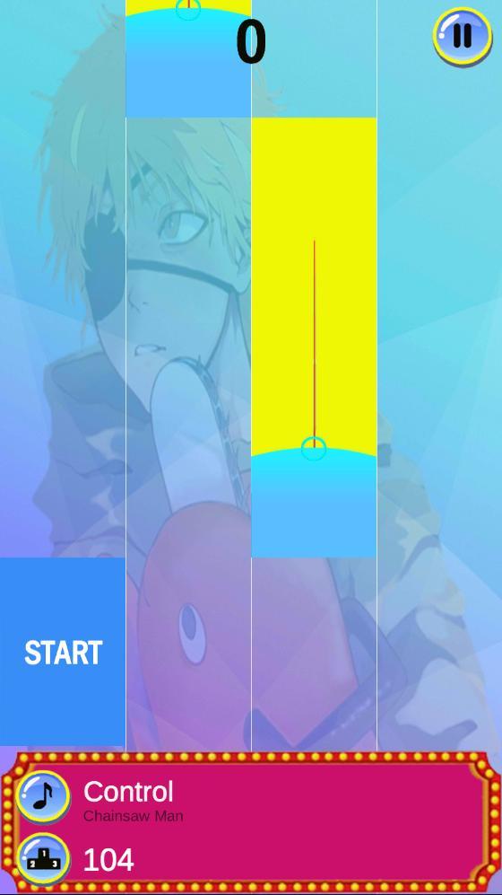 Chainsaw Man Piano Hop Tiles screenshot image 2_Androidswiki.net