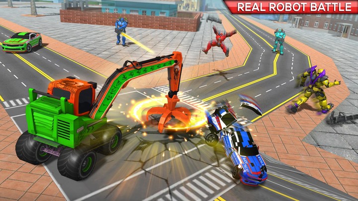 Multi robot: Tornado car robot screenshot image 4_Androidswiki.net