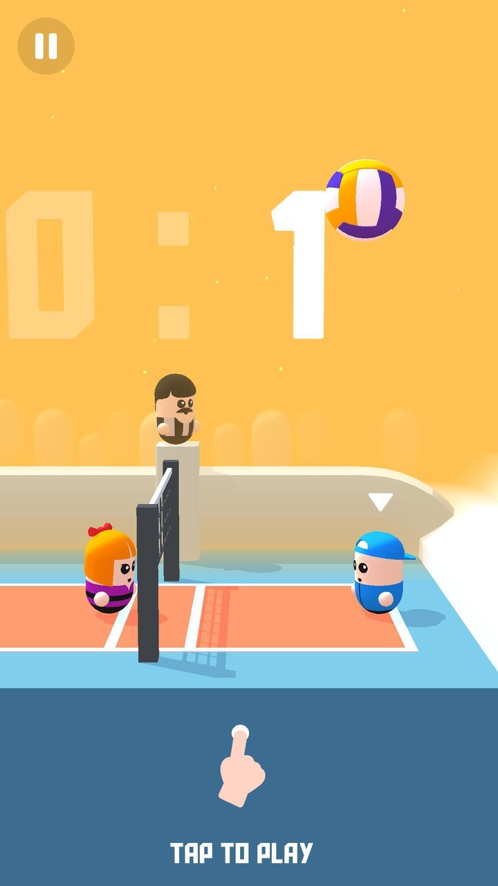 Volleyball Game - Volley Beans screenshot image 1_Androidswiki.net