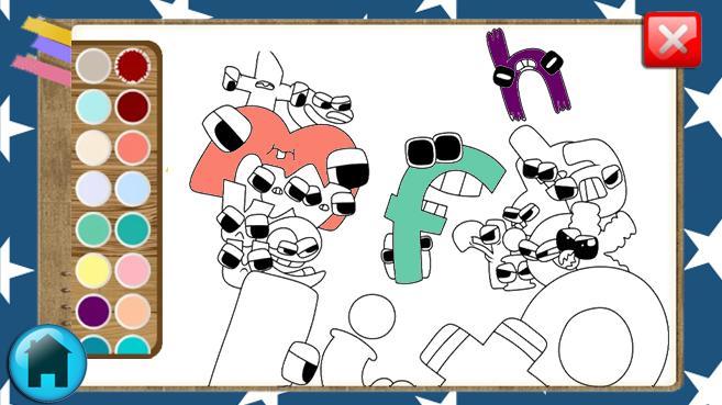 Alphabet Lore - Coloring Book screenshot image 2_Androidswiki.net