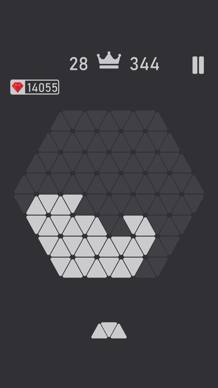 Trigon : Triangle Block Puzzle screenshot image 1_Androidswiki.net