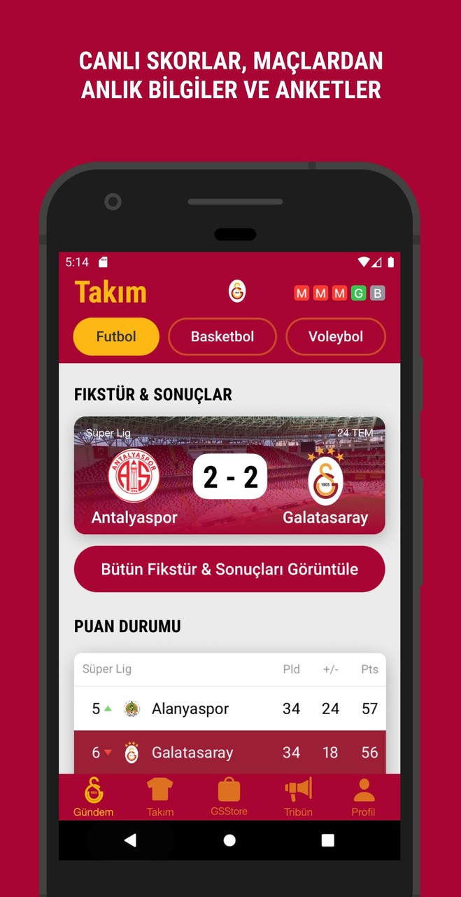 Galatasaray screenshot image 4_Popularmodapk.com