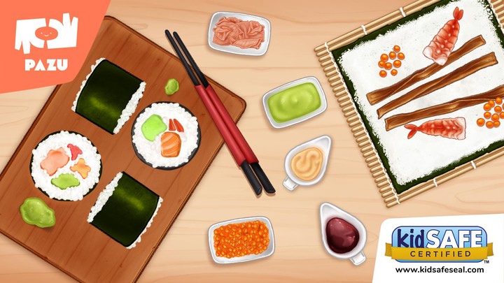 Sushi Maker Kids Cooking Games screenshot image 1_Androidswiki.net