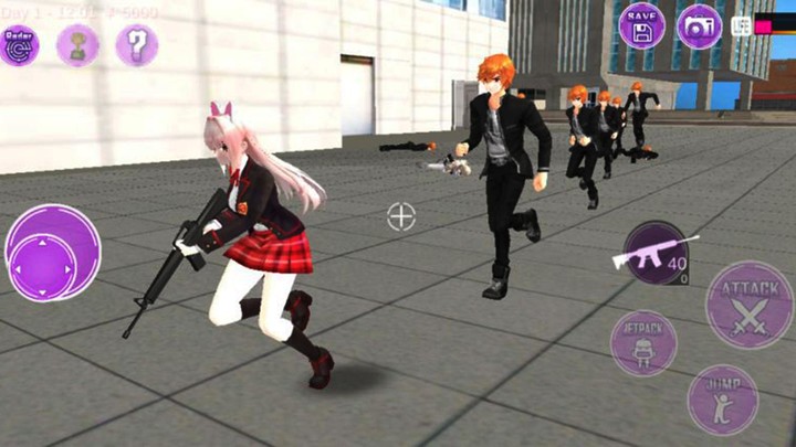 Anime High School Simulator 3D screenshot image 2_Androidswiki.net