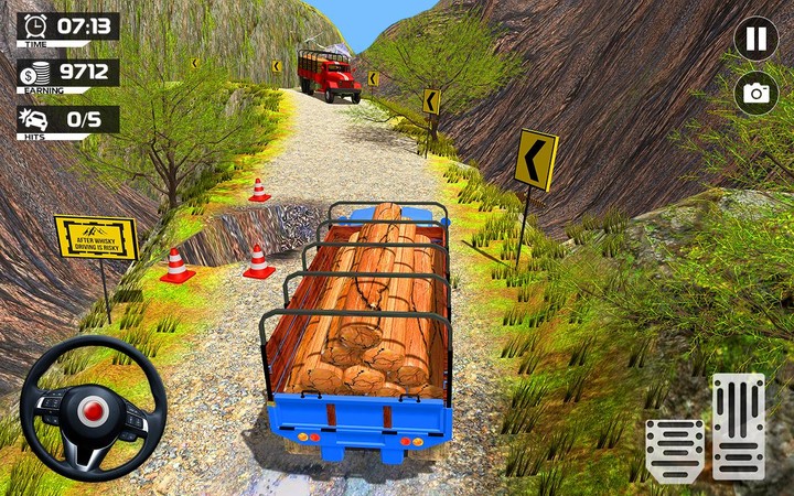 Transporter Truck Driving Sim screenshot image 3_Androidswiki.net