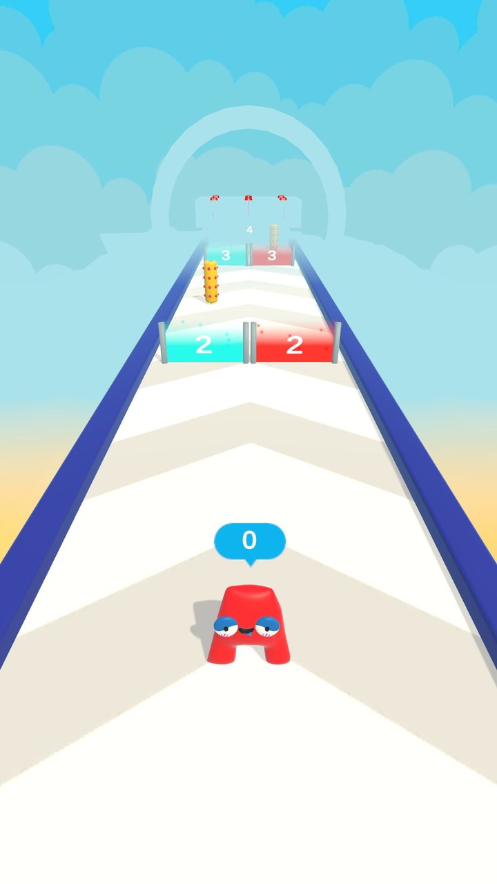 Merge alphabet run - Maze room screenshot image 4_Androidswiki.net