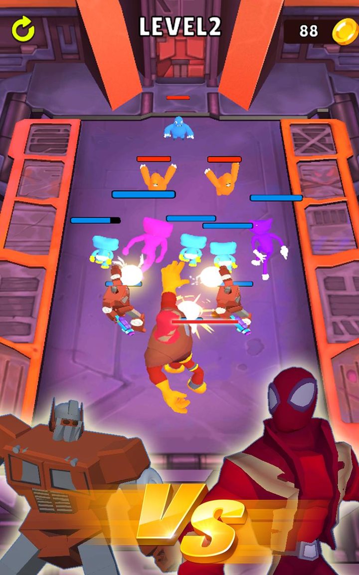 merge superhero vs transform screenshot image 8_Androidswiki.net