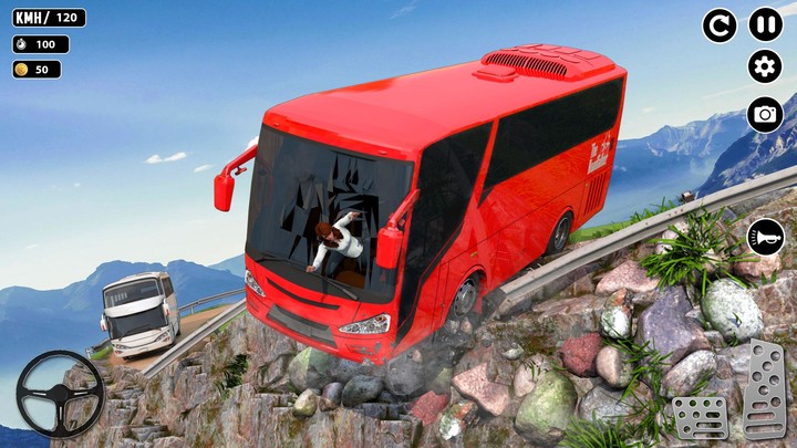 Offroad Snow Bus Driving Games screenshot image 2_Androidswiki.net