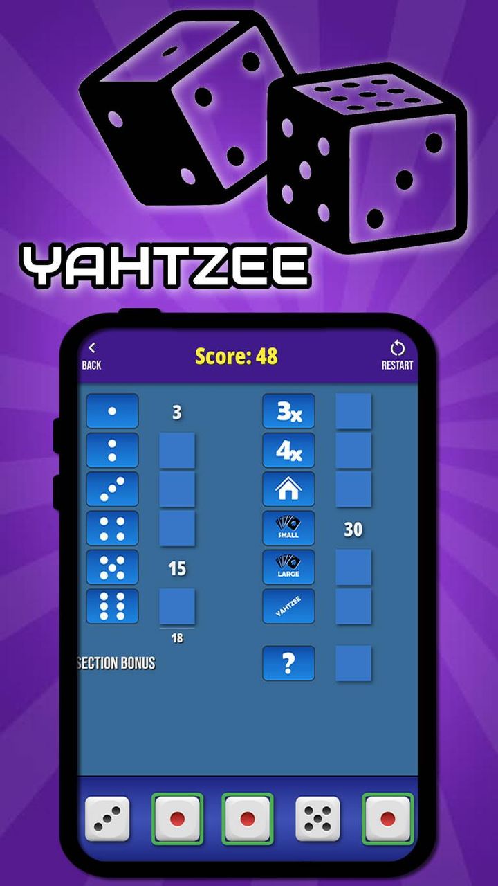 YAHTZEE Classic Dice Game screenshot image 2_Androidswiki.net