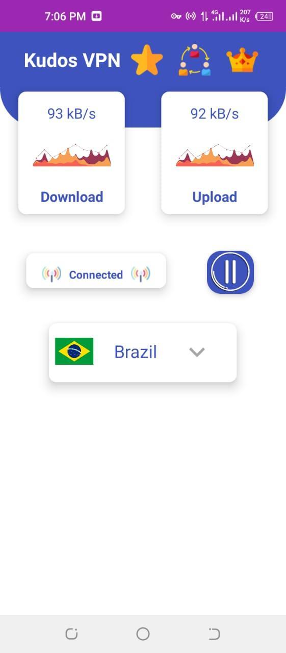 Kudos VPN screenshot image 8_Popularmodapk.com
