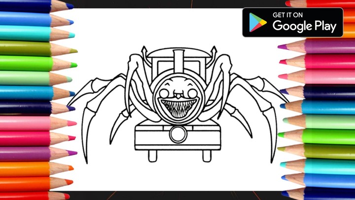 Choo Choo Charles Coloring screenshot image 3_Androidswiki.net
