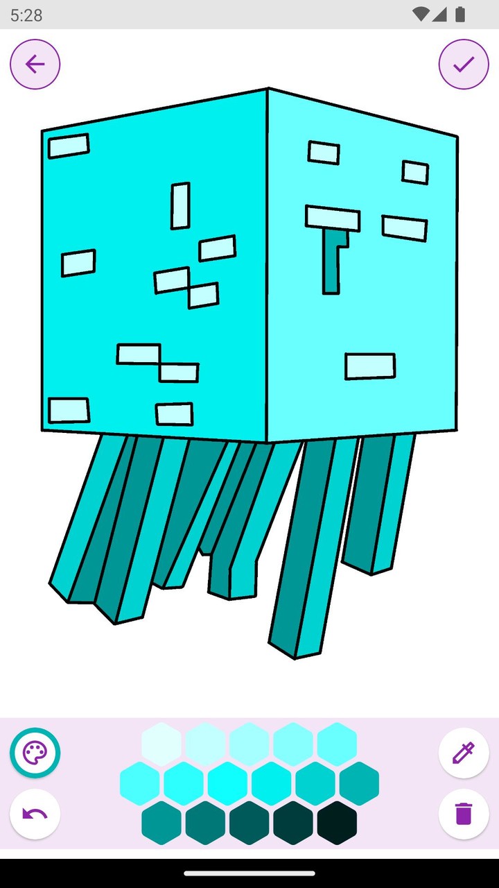 Coloring Pages for Minecraft screenshot image 5_Androidswiki.net