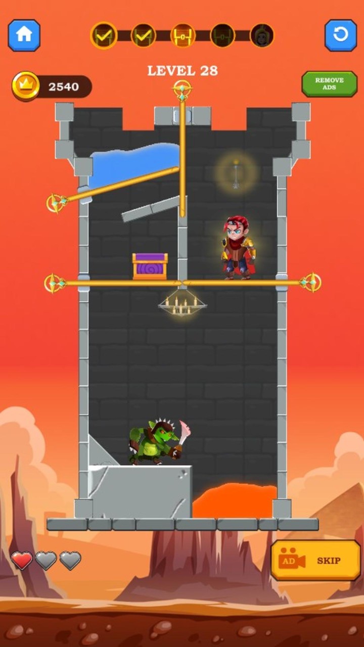 Hero Rescue : Pull the Pin screenshot image 7_Androidswiki.net